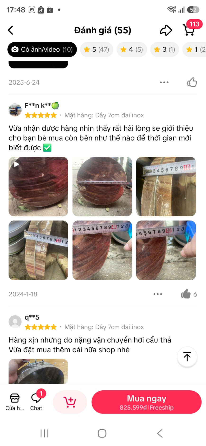 Ảnh phản hồi khách hàng trên TikTok 7